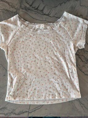 Gypsy & Jade floral babydoll top Size Large